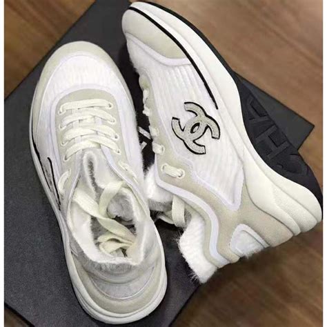 chanel sneakers velvet calfskin & mixed fibers|purple Chanel sneakers.